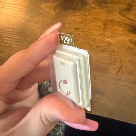 14K Rose Gold Nose Hoop - Picture 2 of 3